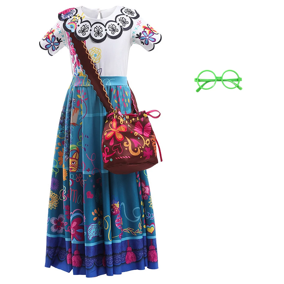 Kids Summer Dress Up Halloween Children Magic Full House Dance Dress Girls Princess Costume 3-12 Years Kids Cosplay Dresses