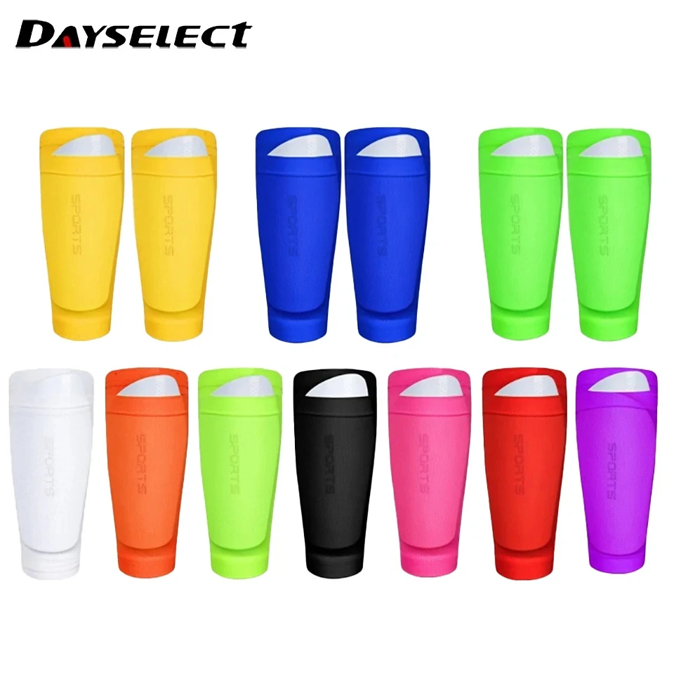 1Pair S-XL Shin Guard Sleeves EVA Foam Compression Sleeves Football Leg Sleeves Sports Soccer Youth Calf Support Men Kids Adult