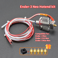 Ender 3 V2 Neo/Ender 3 Neo/Ender 3 Max Neo Hotend Kit 24V 40W J-head Hotend kit Heat Block Heater Thermistor For Ender 3 Neo