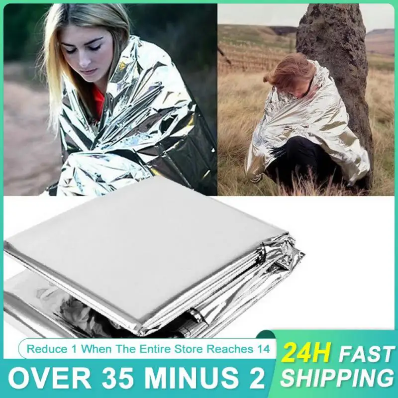 Multifunctional Emergency Insulation Blanket PET Gold Silver Survival Blanket Warm And Constant Temperature Emergency Blanket