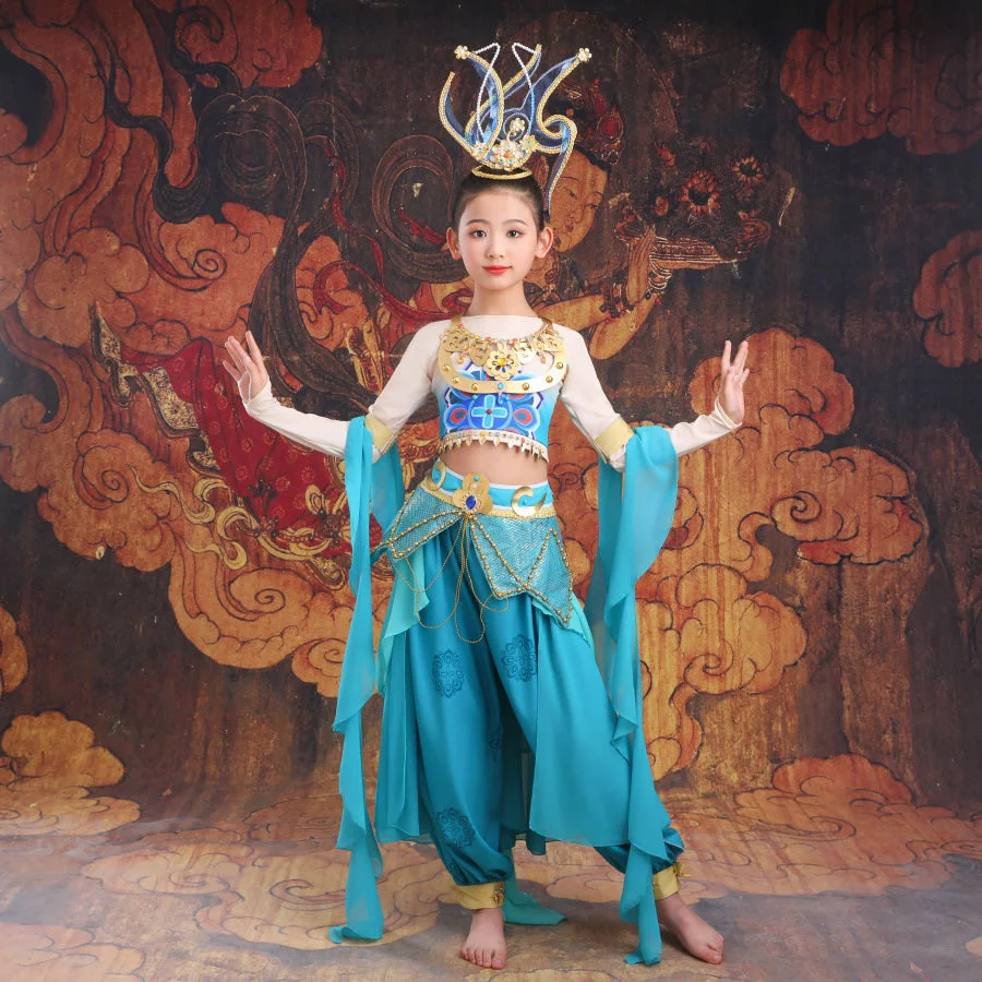 dunhuang-feitian-classical-dance-costume-for-girls-exotic-princess-cosplay-festival-party-retro-photography