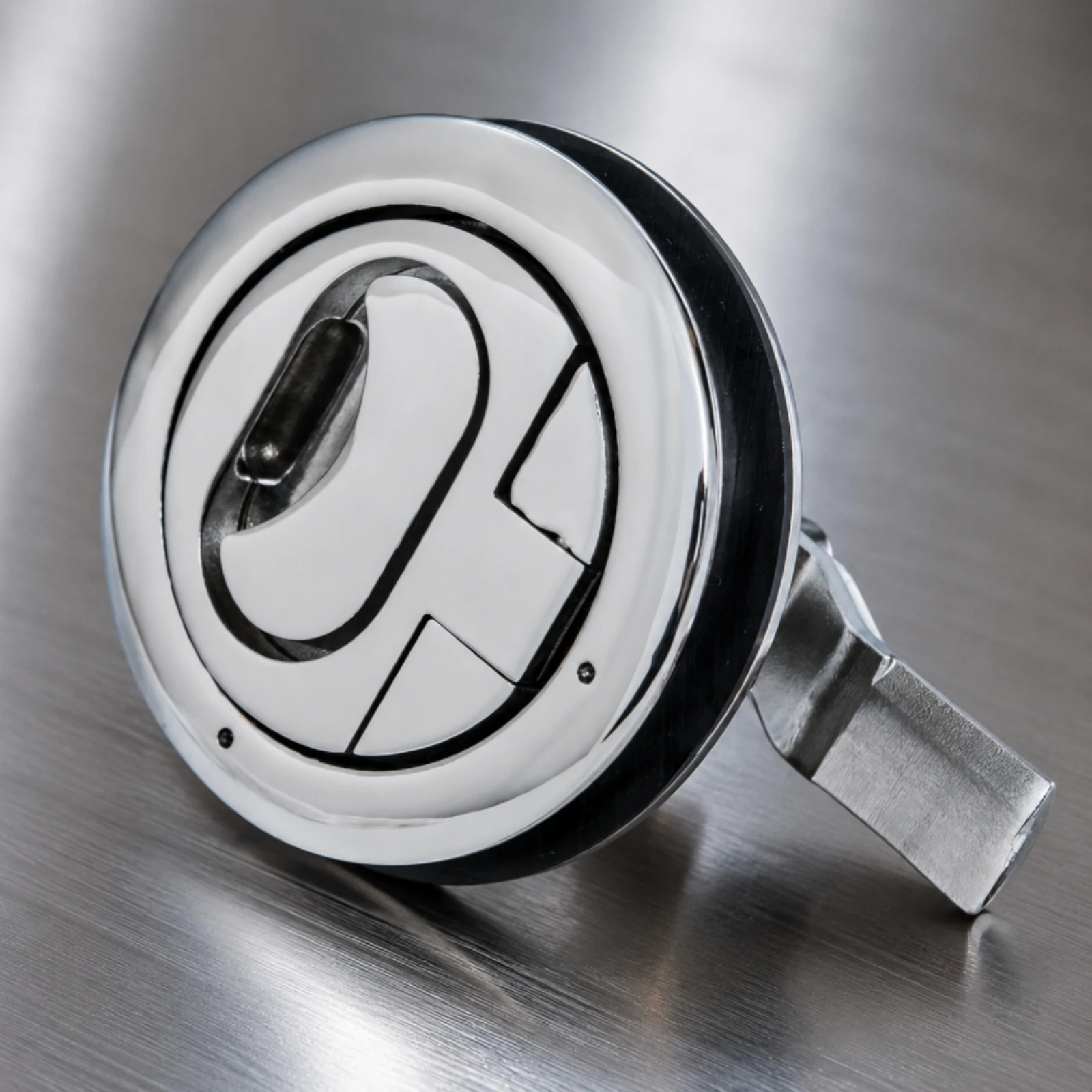 76 Mm Stainless Steel Floor Lock Compact Floor Lock with Integrated Lift Handle Hardware Corrosion Resistant Rust Proof