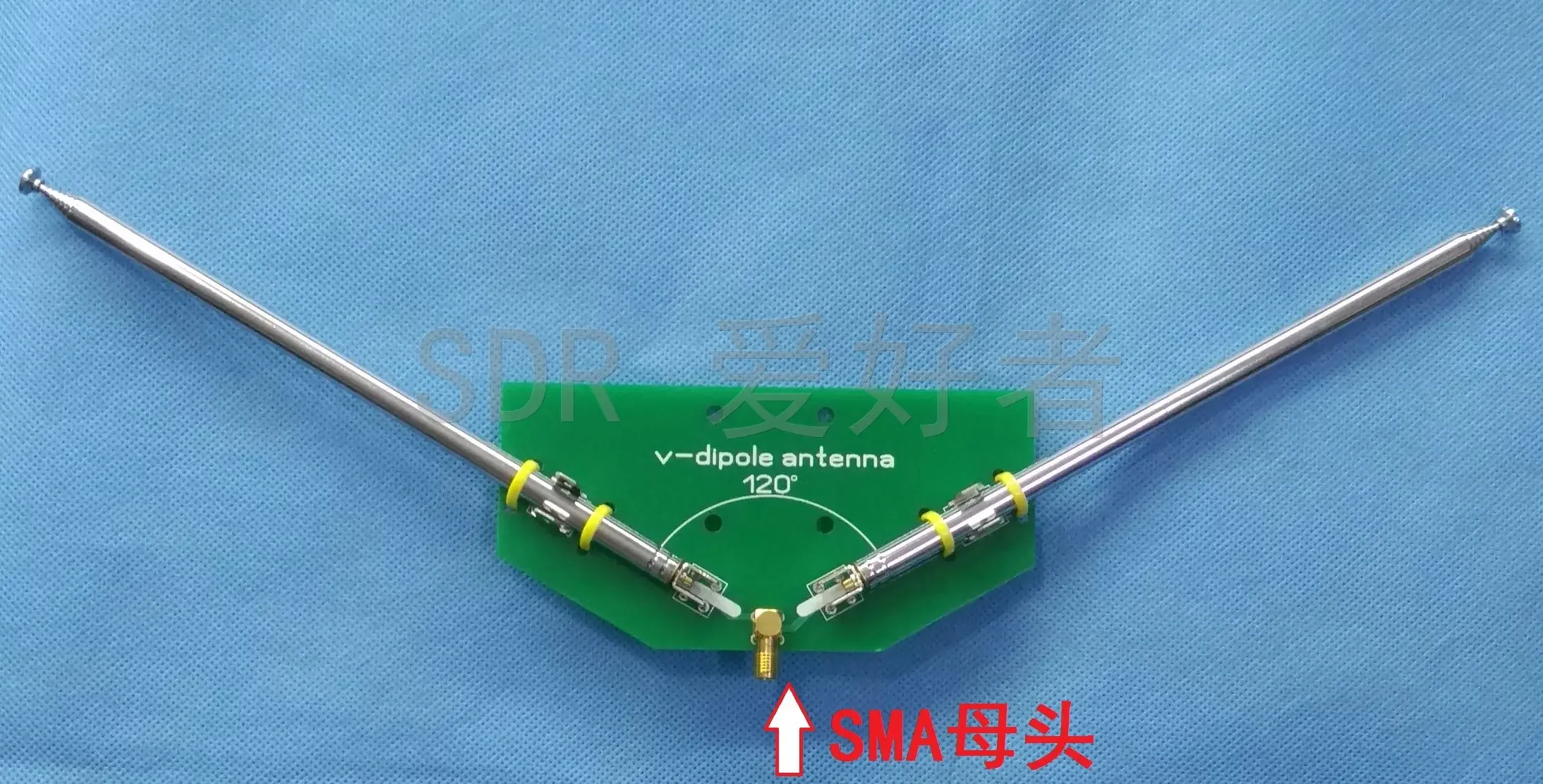 Yeni FM FM Havacılık Uydu Bulut Görüntüsü Pozitif V Koyun Boynuzu Çubuk Anteni V-dipol Anteni