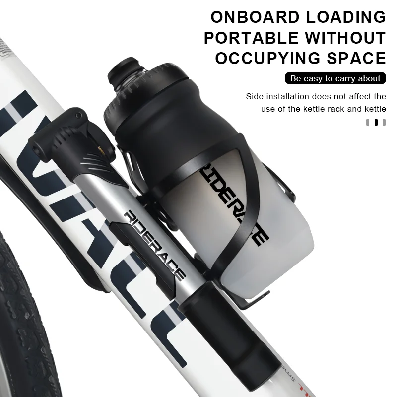 Tragbare Fahrradpumpe aus Aluminiumlegierung, mehrfarbige Fahrrad-Handluftpumpe, Outdoor-Fahrrad-Inflator für Schrader-, Presta-, AV-/FV-Ventile – Detail 13