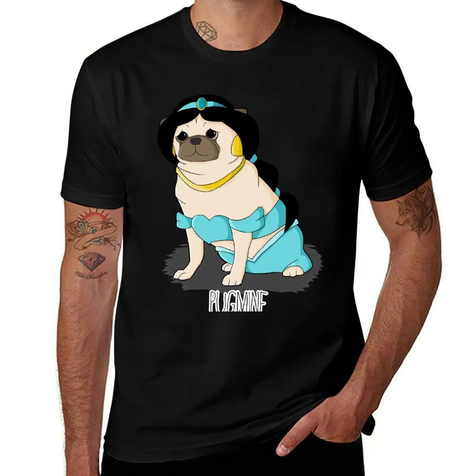 

Pugmine! T-Shirt t shirt man designer man t shirt luxury cotton tshirt 100% T-shirt