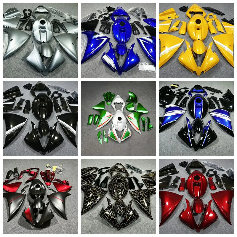 4 Gift new ABS fairing kit is suitable for Yamaha YZF R1 2012 2013 2014 car accessories with fuel tank cover can be customized