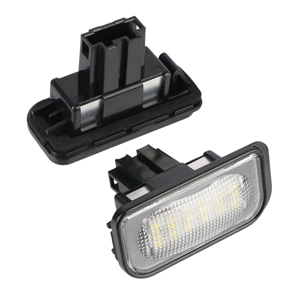 Number Plate Lamp Waterproof Assembly White License Plate Light 2pcs for Benz W203 12V LED image 6