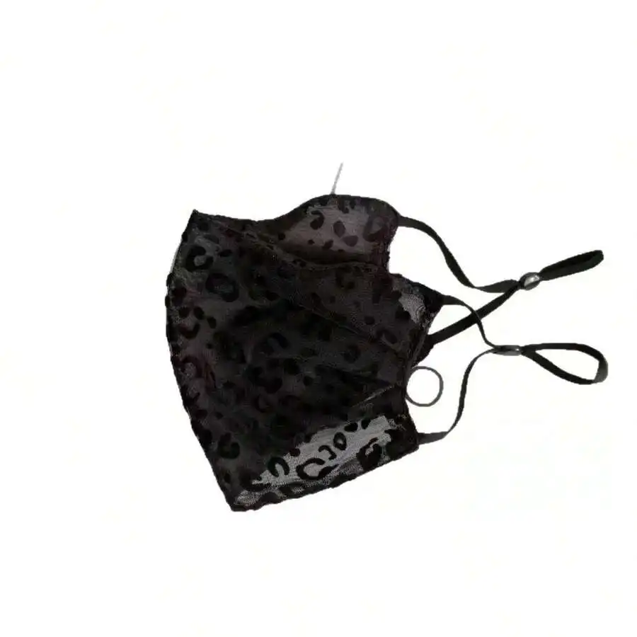 

Leopard Print Double Layer Breathable Windproof Dustproof Face Mask For Adults