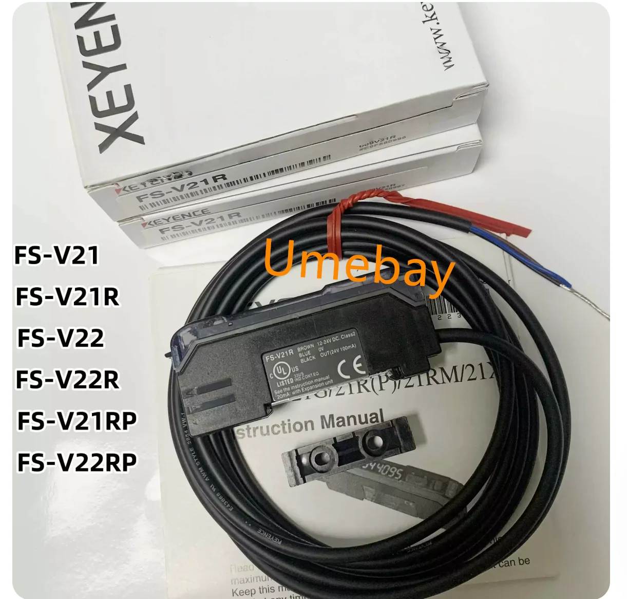 1 piece,     FS-V21R  /  FS-V22R  /   FS-V21RP   /    FS-V22RP  ，Fiber Amplifier