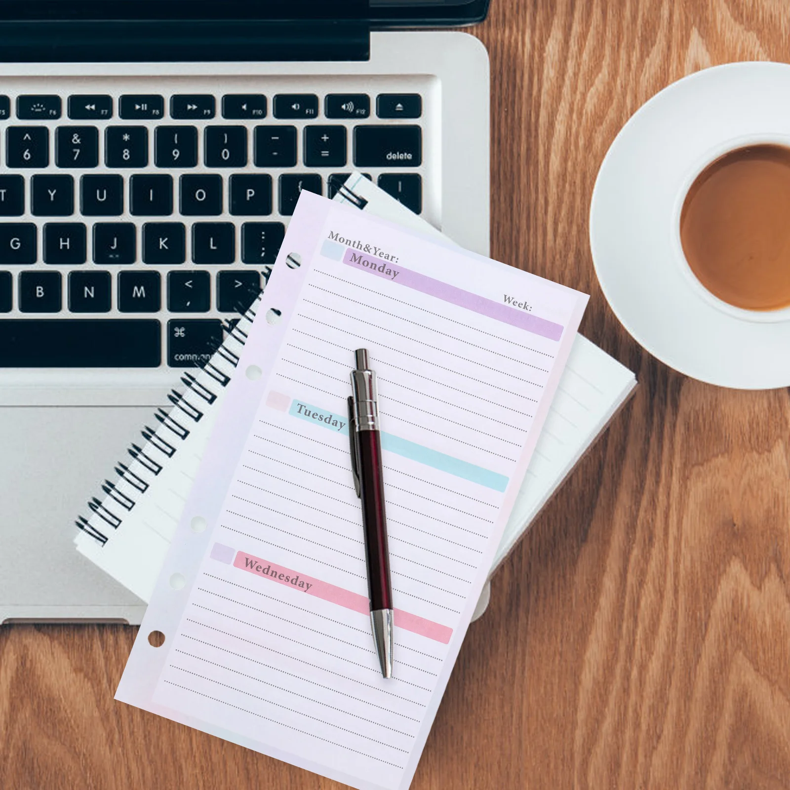 

Блокнот-еженедельник, 54 листов формата А6, многоразового использования для работы, школы, дома, офиса, стола, аксессуары, стильный органайзер, блокнот-планировщик