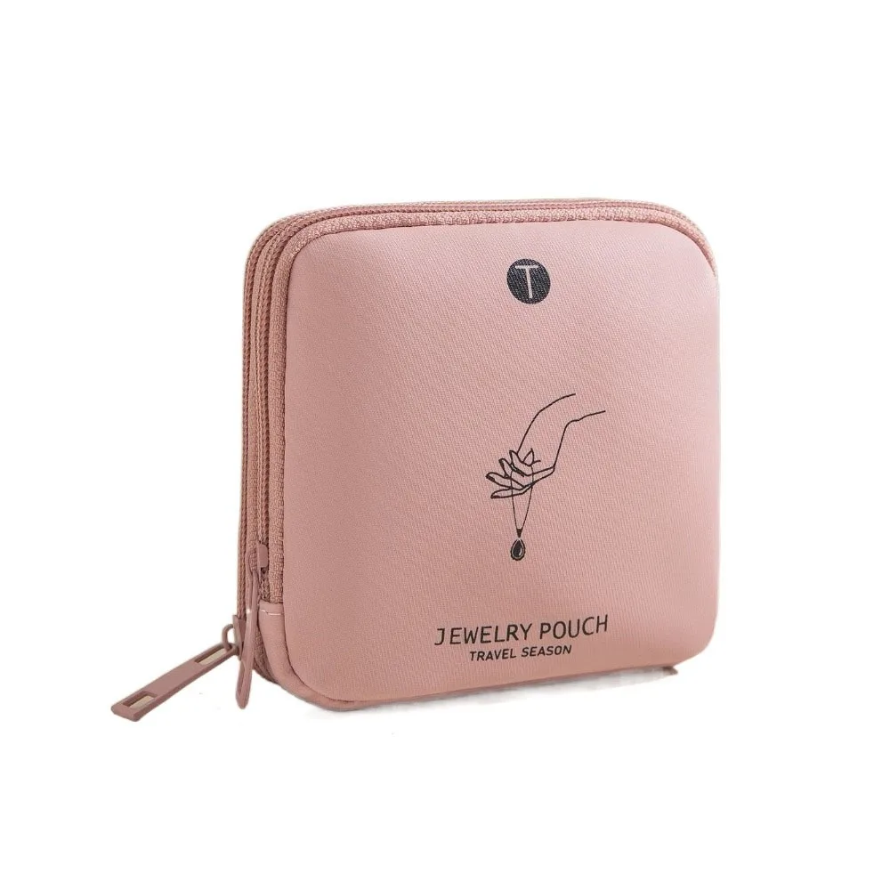 

Multi-layer Jewelry Storage Bag Multifunctional Jewelry Display Zipper Jewelry Bag Mini Ring Pendant Jewelry Organizer Daily