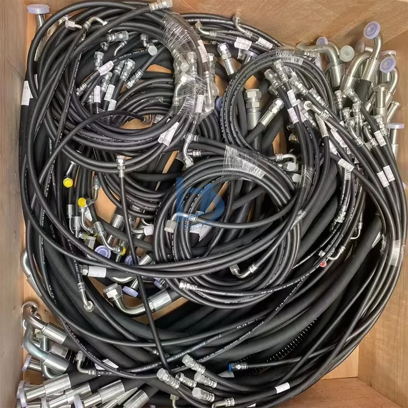 Hot Sale of High Quality Excavator Hydraulic Oil Hose  323 326 336 Whole Car Oil Hose E320B Hose Excavator Engine Parts