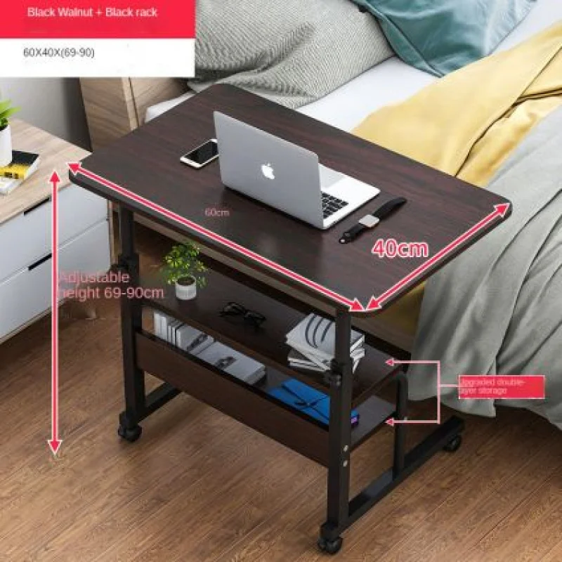 custom.Simple Lift Computer Desk Bedside Use, Modern Removable Laptop Desk