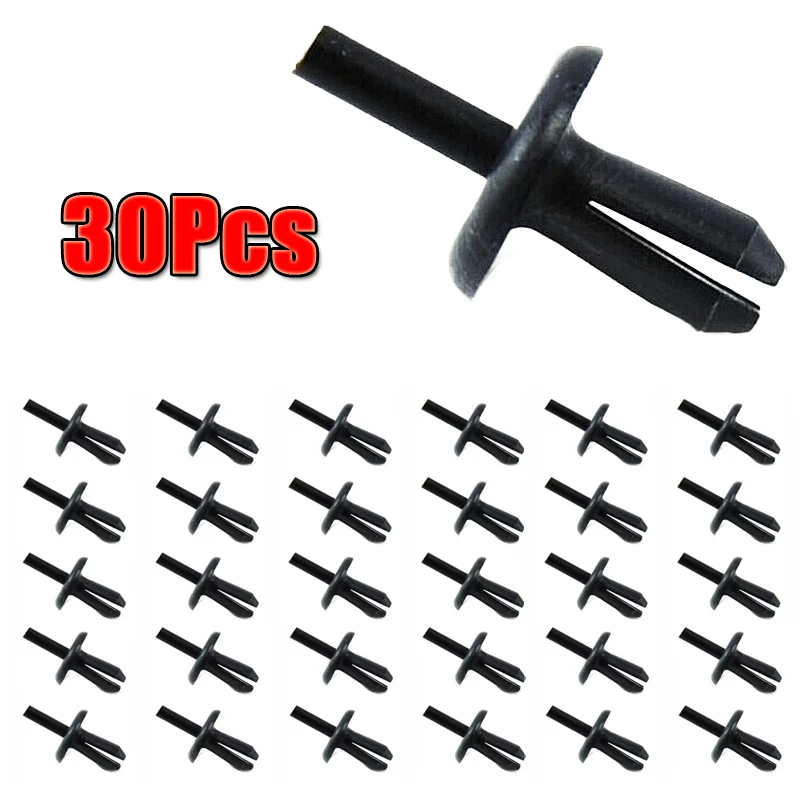 30Pcs Car Bumper Trim Fastener Clips Wheel Arch Lining Plastic Rivet Trim Fastener For LAND ROVER DEFENDER 90 110 130
