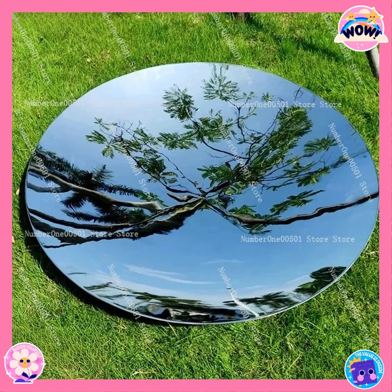 

Зеркало вогнутое из нержавеющей стали SUS304L, 600-1200 мм, для дома, классическое, для декора стен