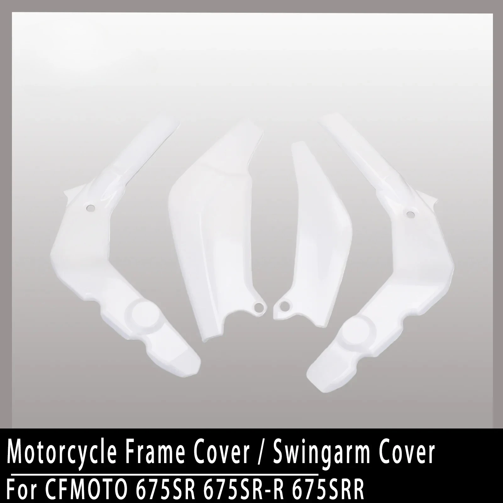 Para CFMOTO 675SR 675 SR SRR Acessórios de Motocicleta: Capa Protetora de Quadro Traseiro Basculante e Capa Decorativa Basculante