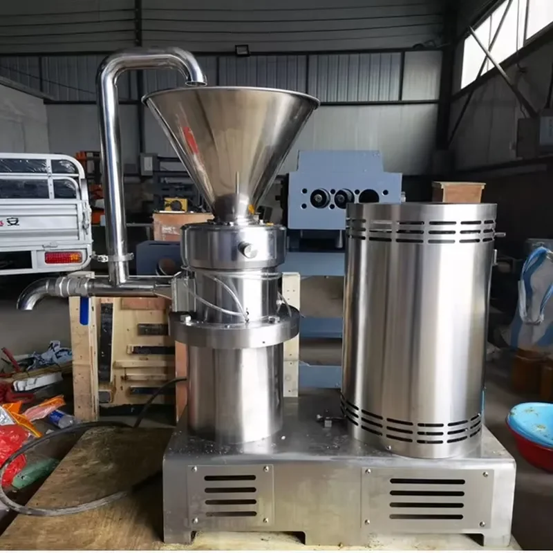 for Best Selling Hygienic Peanut Milk Grinder Colloidal Grinding Almond Milk Cashew Milk Processor with Circulation Tube