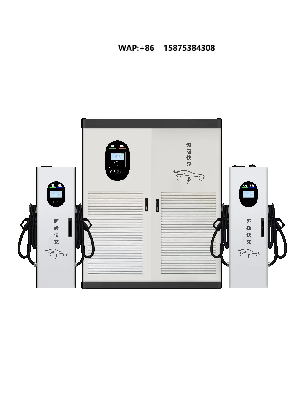 22kW Three Phase EV Wall Charger Type2 OCPP WiFi Commercial Residential EV Charging Pile