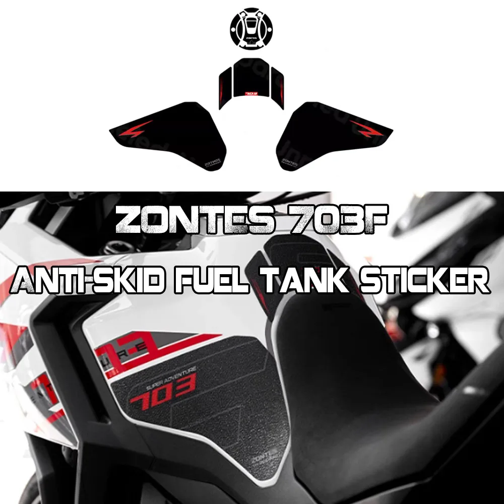 

Motorcycle Body Scratch Proof Decoration Stickers Fuel Tank Protection Decals For ZONTES 703F 703 F Sticker Decal