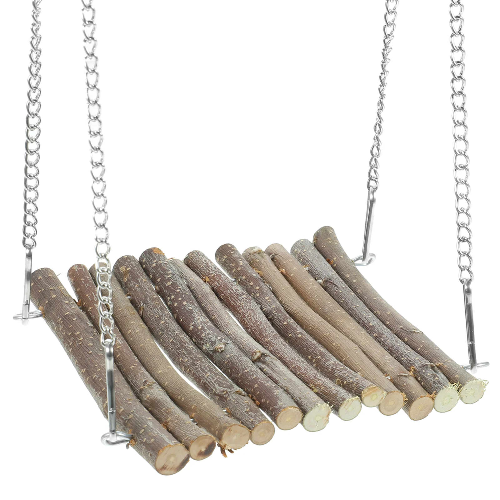 Hanging Hamster Toy Animal Reptile Hammock Hermit Wooden Bearded Dragon Leopard Gecko