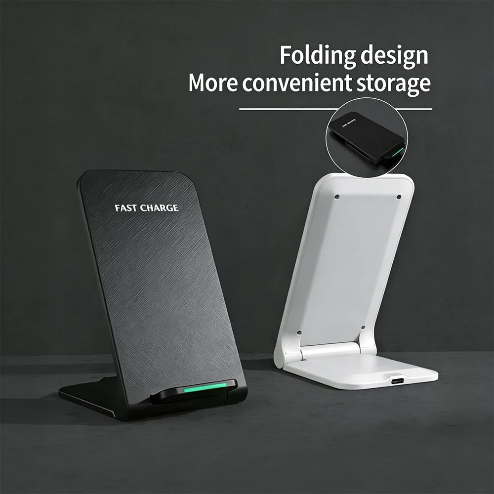 30W Foldable Fast Wireless Charging Stand for iPhone17 16 15