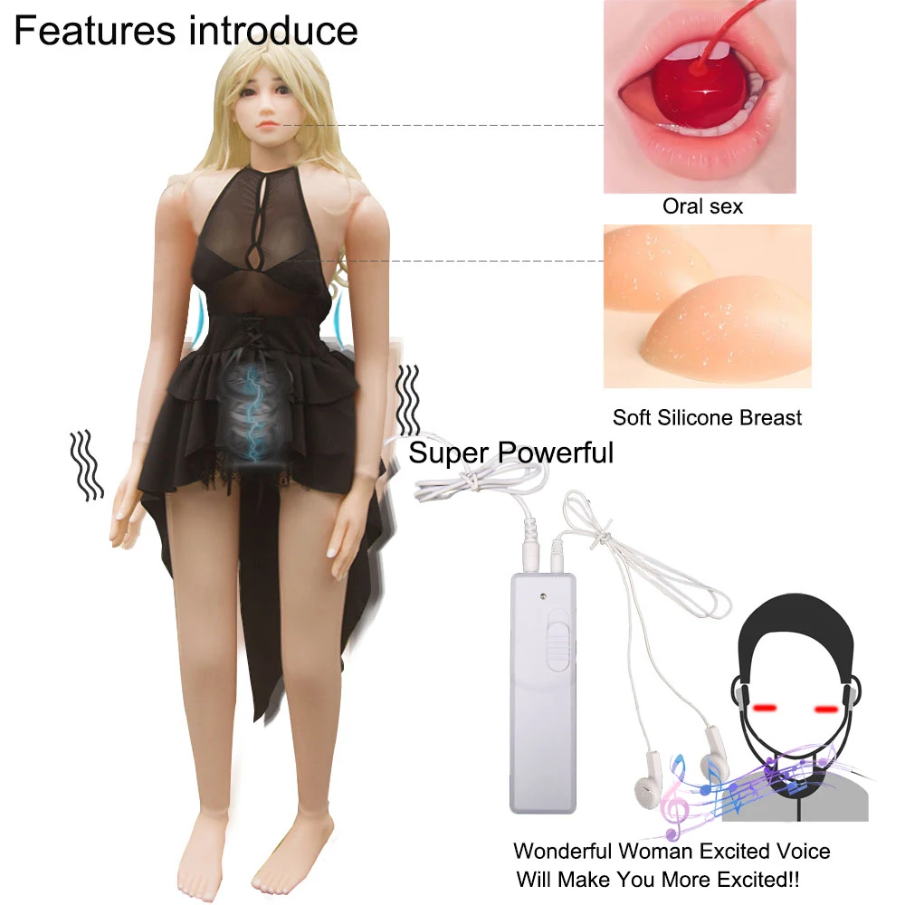 Silicone Inflatable Doll Toys Sex Aircraft Cup 18+ Male Masturbator Big Boobs Realistic Vagina Artificial Women Sex Toys For Men