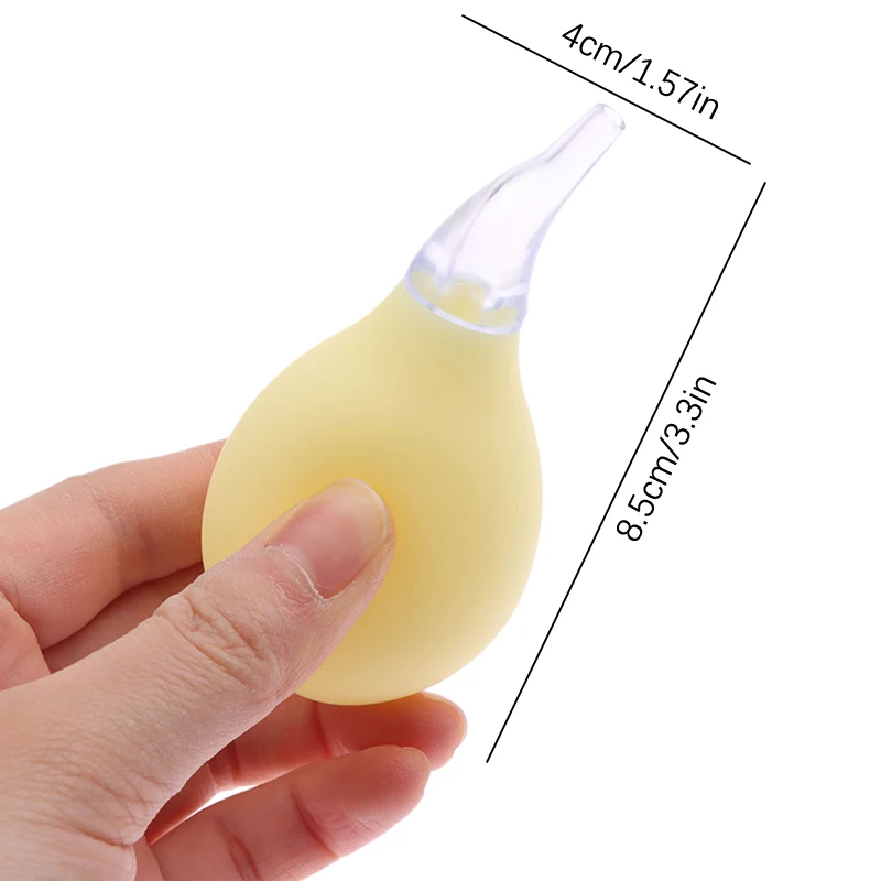 Water Drop Kid Nasal Aspirator Manual Soft Baby Nasal Aspirator Suction Pump Safe Hygienic Nose Cleaning Tool Infant Health Care