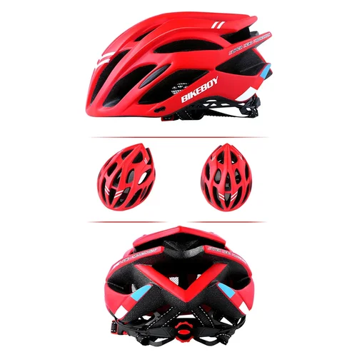Imagen 2 del producto Bikeboy-casco de bicicleta de montaña para hombre y mujer, casco deportivo para ciclismo, almohadilla suave ajustable para bicicleta de montaña y carretera, accesorios para gorra de seguridad
