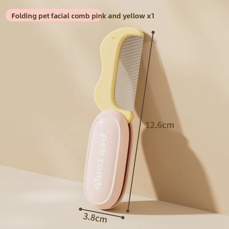 고양이 빗: 고양이 애완 동물 빗 오픈 매듭 빗 브러시 부동 머리 제거 바늘 빗 개 청소 특수 빗