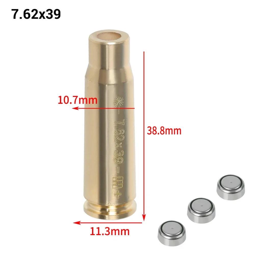 9mm/7.62x9/.308/.223/.30-06 Collimator Level Zero Collimator Tactical Optical Laser Sight Tumbler Brass for Dry Fire Trainer