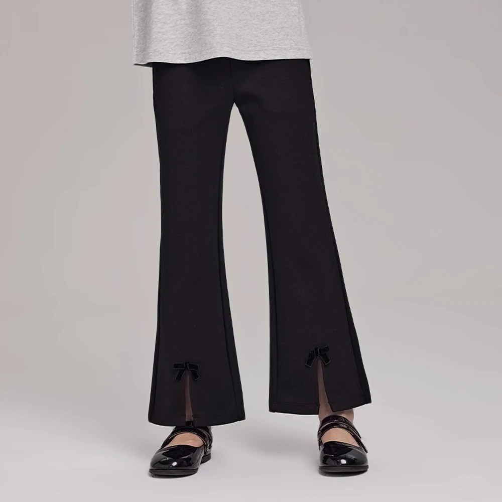 Dave Bella Girls Slim Flare Knitted Leggings Children Autumn Spring Pencil Pants Fashion Elastic Waist Casual Trousers DK3263396