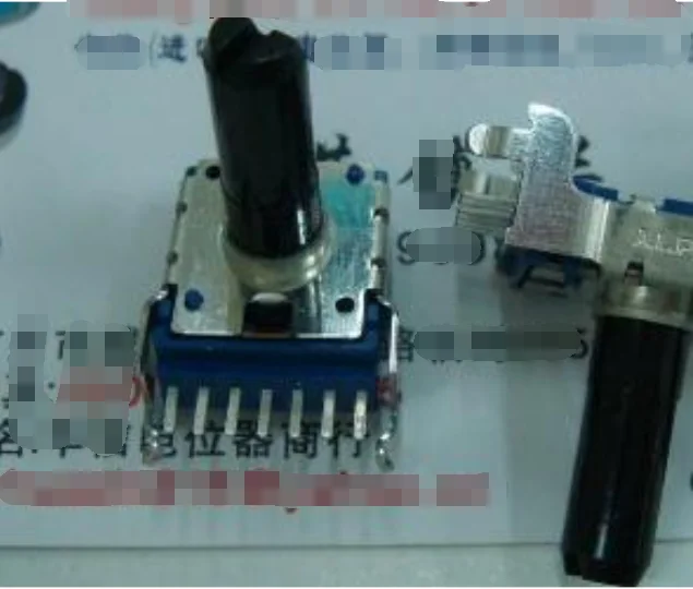 1pcs/lot Japan ALPS 142-type horizontal double potentiometer B50K 7 foot shaft length 18MMF [no screw]