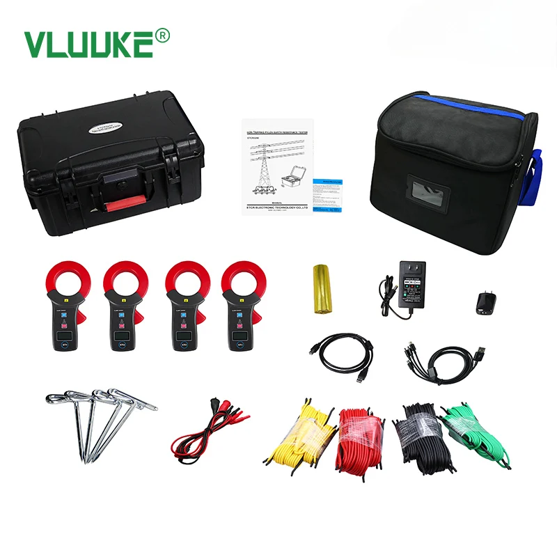 VKCR3250 0.2 High Precision Portable Digital Only Grounding Resistance Tester 5-