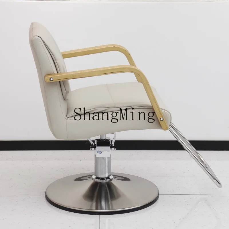 ZYY صالون الشعر الخاص لقص الشعر مقعد متجر بيرم ومنطقة الصباغة يمكن رفعها وتدوير كرسي أريكة متنقل