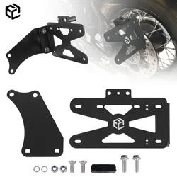 For BMW R18 Motorcycle Rear License Number Plate Holder Custom Stand with LED Light Fit BMW R 18 Accessories