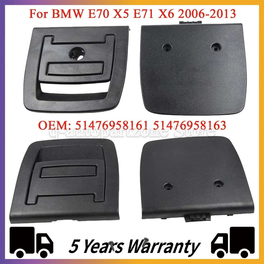 51476958161 Car Trunk Tail Cover Bottom Plate Mat Floor Carpet Handle Auto Accessories For BMW E70 X5 E71 X6 2006-2013