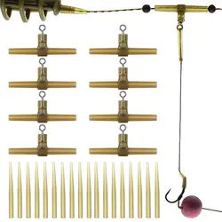 15PCS Side Bends with Rolling Swivel or 10PCS Side Bends with QC Swivel or 30PCS Anti Tangle Sleeves Carp Fishing Accessories