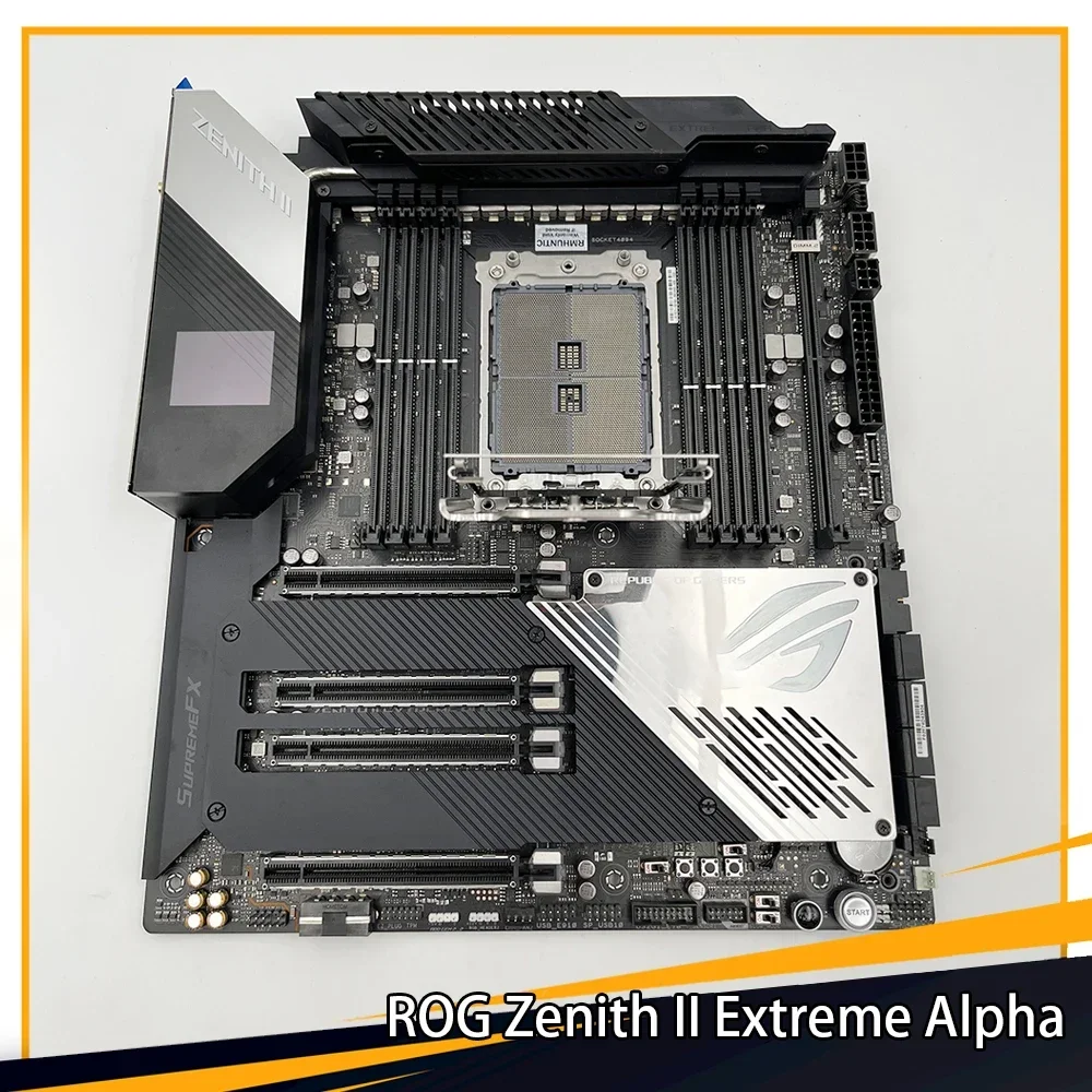 For ASUS ROG Zenith II Extreme Alpha TRX40 Socket sTRX4 DDR4 M.2 USB3.2 E-ATX GAMING Motherboard