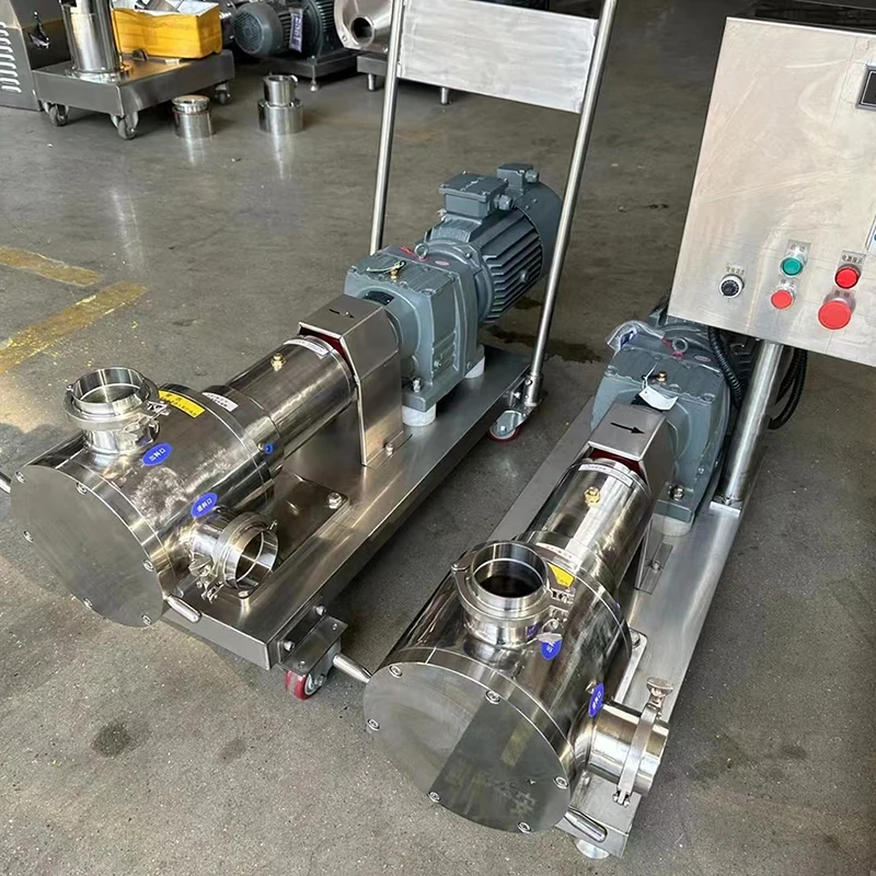 High Viscosity Food Grade Sine Pump With Variable Speed Low Pressure Feature