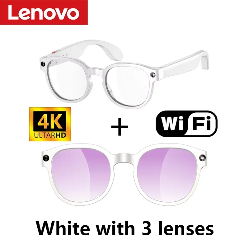 White with 3 lenses