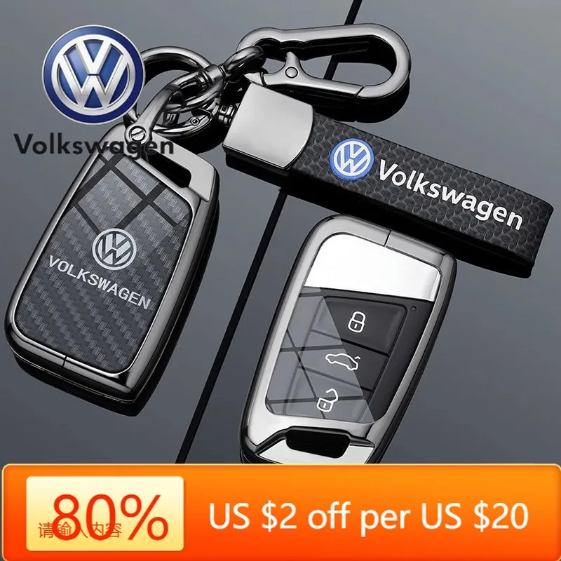 

Чехол для автомобильного ключа с горячими эмблемами, сумка для VW Volkseagen Passat B8 Magotan для Skoda Superb A7 Kodiaq, защитный чехол для ключа сиденья, брелок