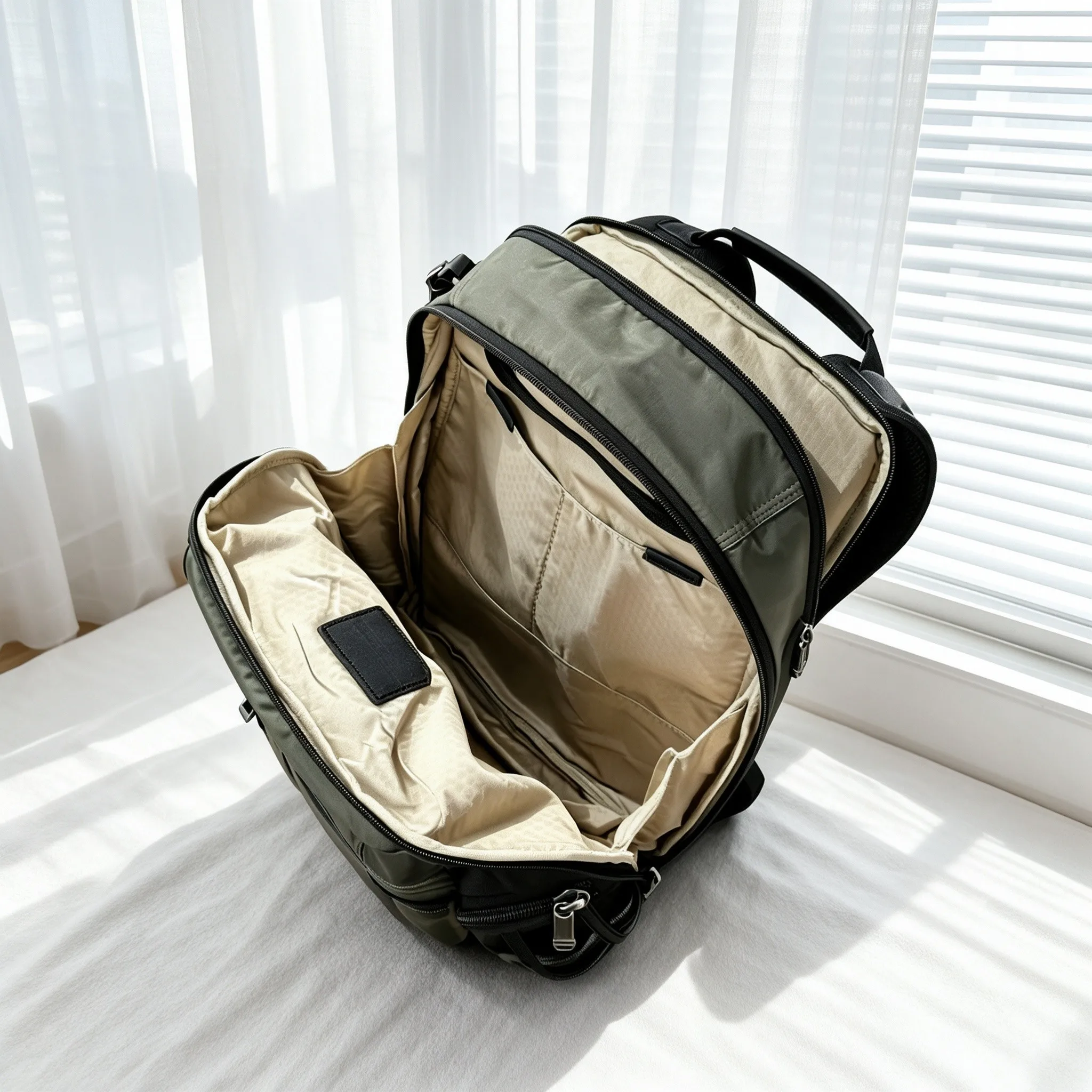 Unique Stylish Business Travel Laptop Backpack for Men, Sleek Daypack for Daily Commute - view 6