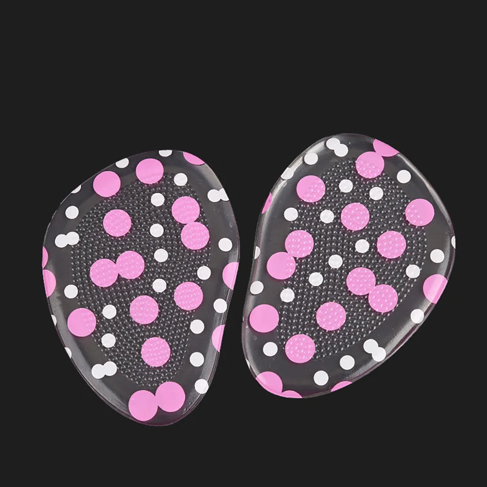 

3Pair Forefoot Pads Soft Arch Support Gel Insole Pressure Foot Comfort Insert for High Heels Design