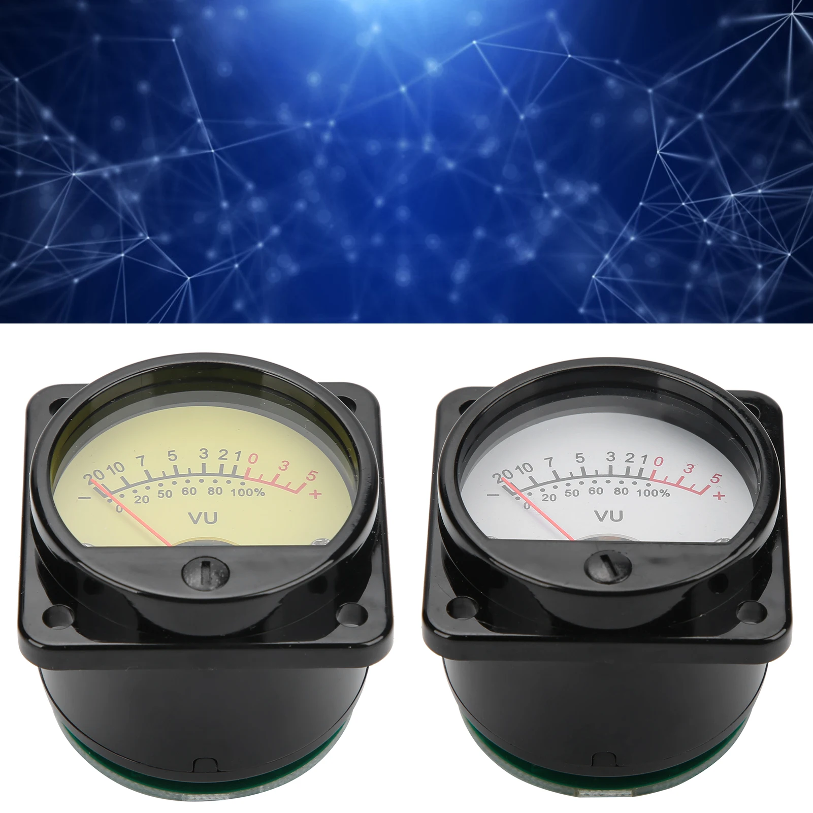 45mm Power Verstärker Rohr VU Level Meter Mit Hintergrundbeleuchtung Treiber Bord DB Meter Verstärker Lautsprecher Ausrüstung Werkzeuge