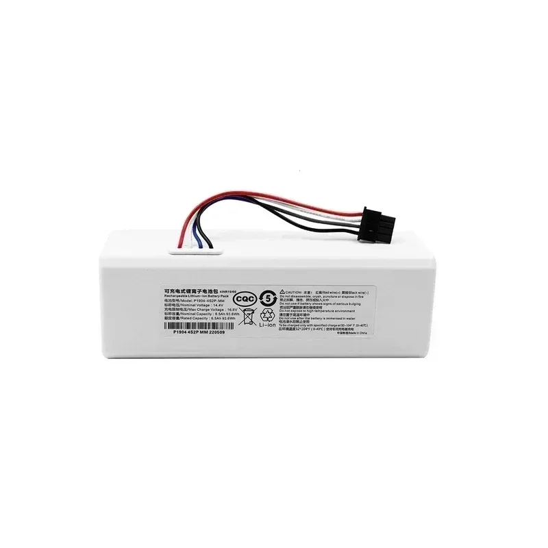 14.4V 12800Mah P1904-4S1P-MM Battery For Xiaomi Mijia 1C STYTJ01ZHM Robot Vacuum Mop Cleaner Accessories Parts original