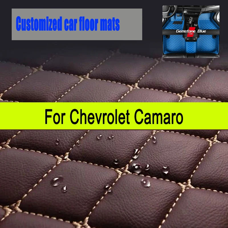

Custom Car Floor Mats for Chevrolet Camaro 2016-2022 Captiva 2012-2017 Spark 2004-2012 Interior Accessories