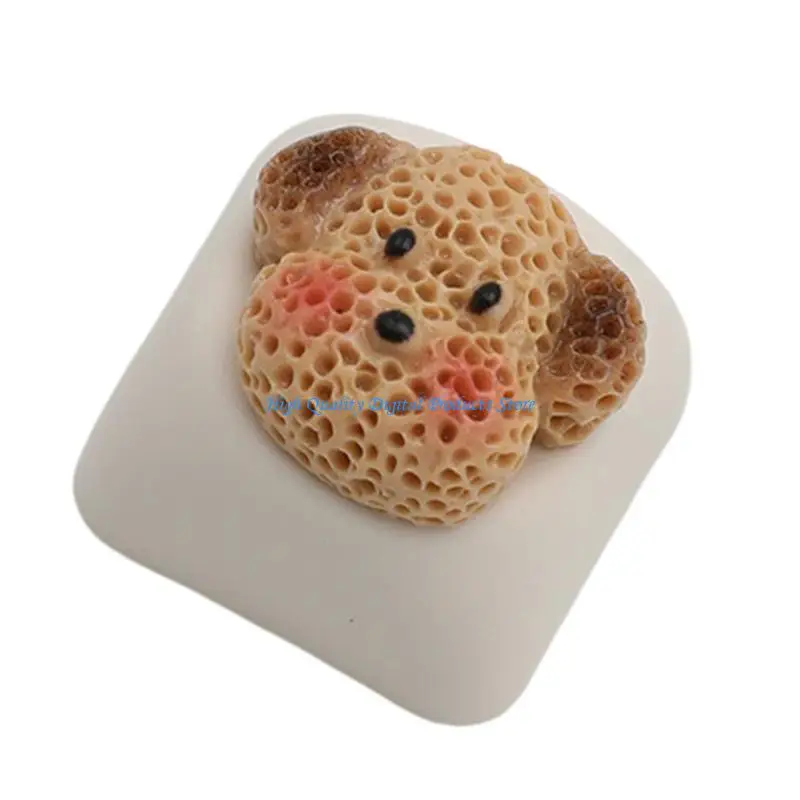 

U2JE Puppy Theme Keyboard Keycaps Durability Resin Optimized For Tactile Feedback