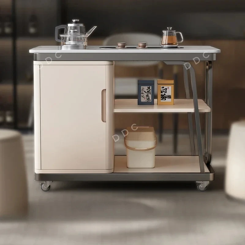 

Многофункциональный передвижной чайный столик Домашняя гостиная Современный простой балкон Чайный столик