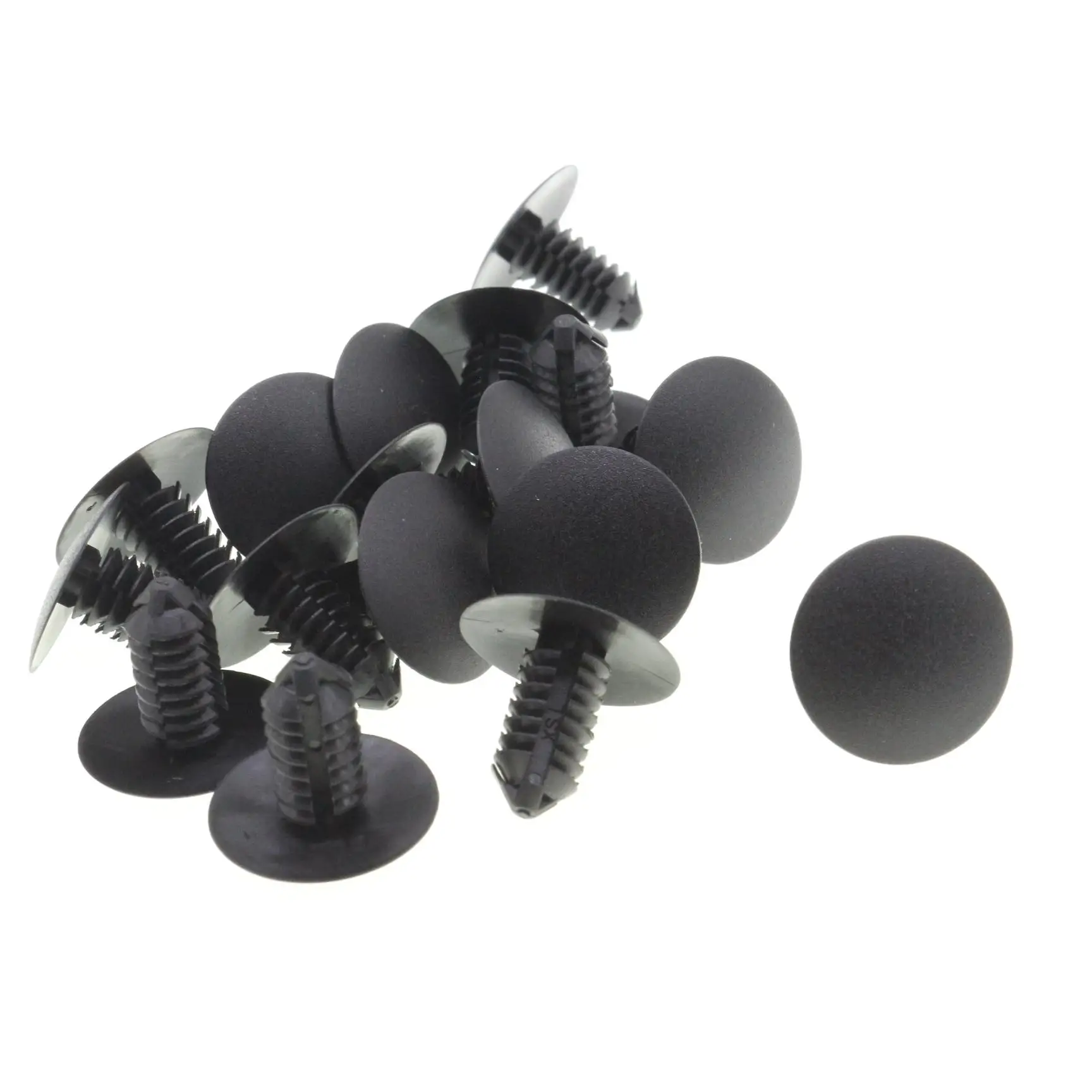 

15 Pcs Interior Trim Panel Retainer Clips Fit For Audi VW Porsche Cowl Cover Fasteners Push Pin Black Nylon Durable Fixing