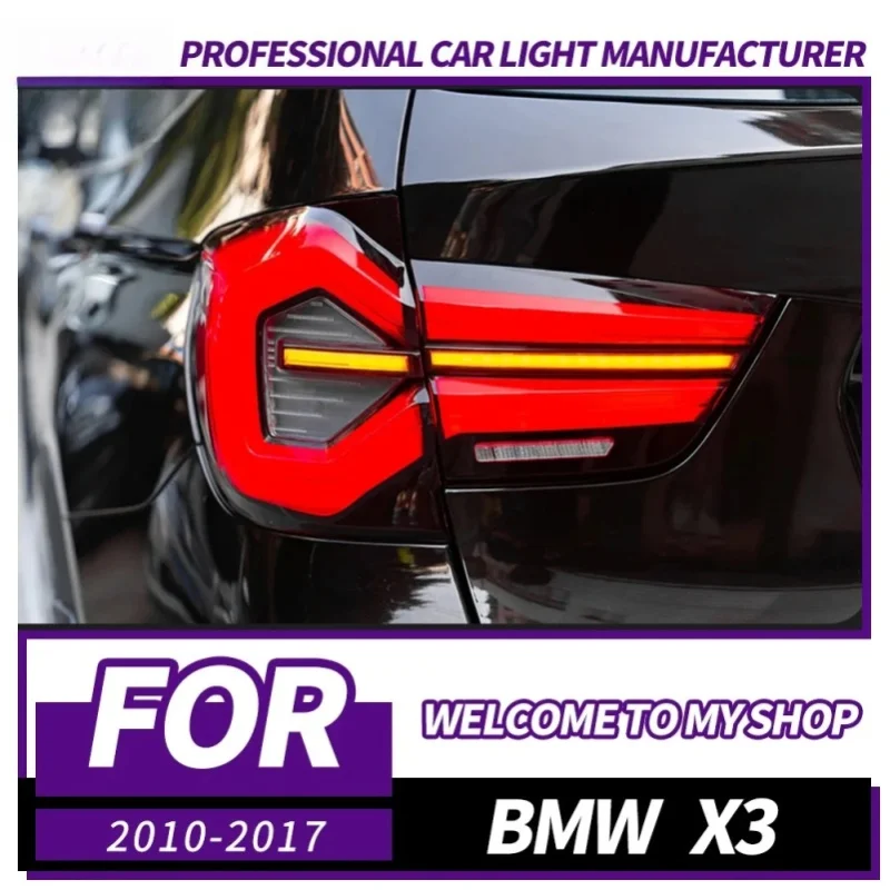 LED-Rückleuchte für BMW X3 F25 2010-2017 Ersatz-Rücklichteinheit mit Nebel-, Brems- und Blinkfunktion